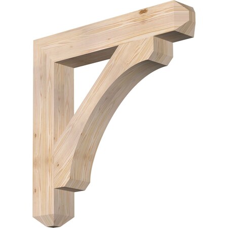 Ekena Millwork Legacy Craftsman Smooth Bracket, Douglas Fir, 5 1/2"W x 36"D x 36"H BKT06X36X36LEC04SDF